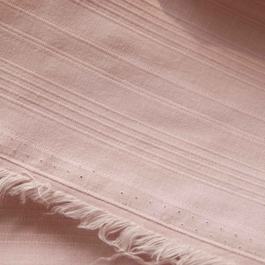 Dusty Mauve Cotton Jacquard – Structured Fabric for Blouses (1.64 yds)