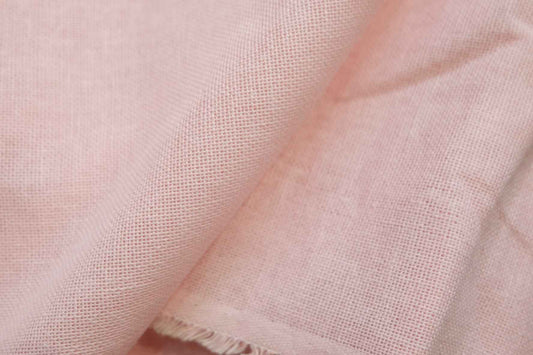 European Open - Weave Linen in Soft Blush Pink - 3.3yds - BUBBO