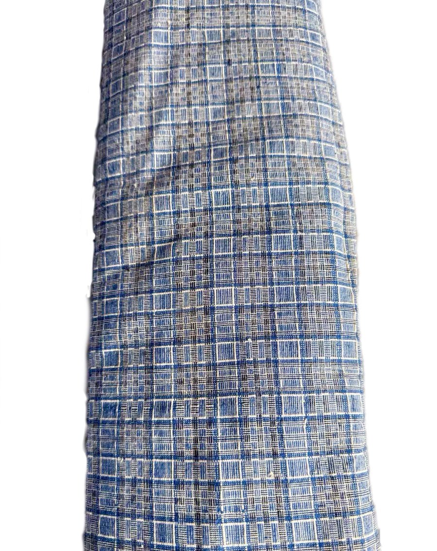 Fengxian 'Basketweave' Vintage Fabric | 6.5 Yards, 56cm Wide | Traditional Shanghai Cloth - BUBBO