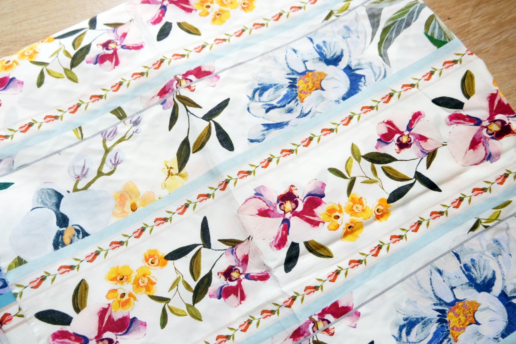 Floral Cotton Poplin Dress - Length Remnant — approx. 3.3 yd × 57 in - BUBBO