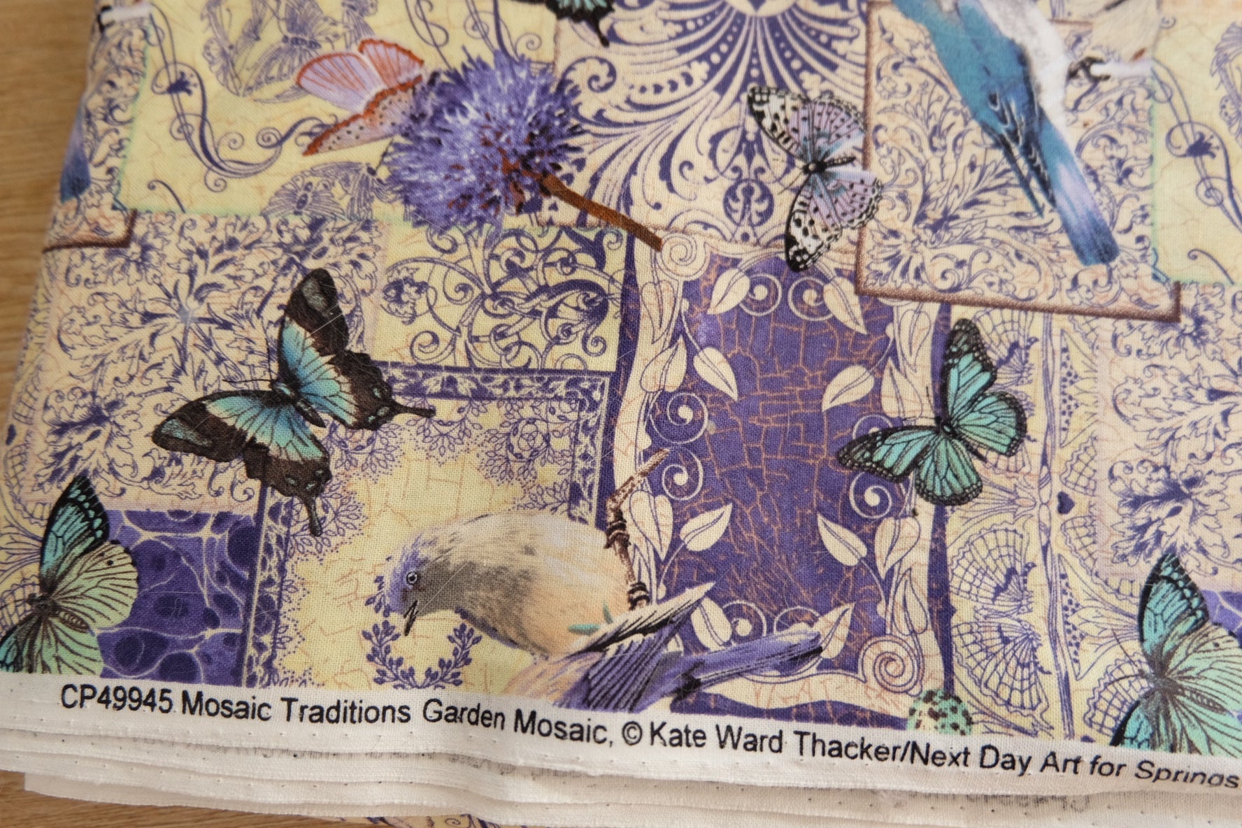 Garden Mosaic Cotton, 2.2 Yards - BUBBO