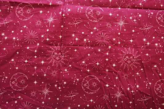 Italian Celestial Print Cotton Poplin - 2.2 yd - BUBBO