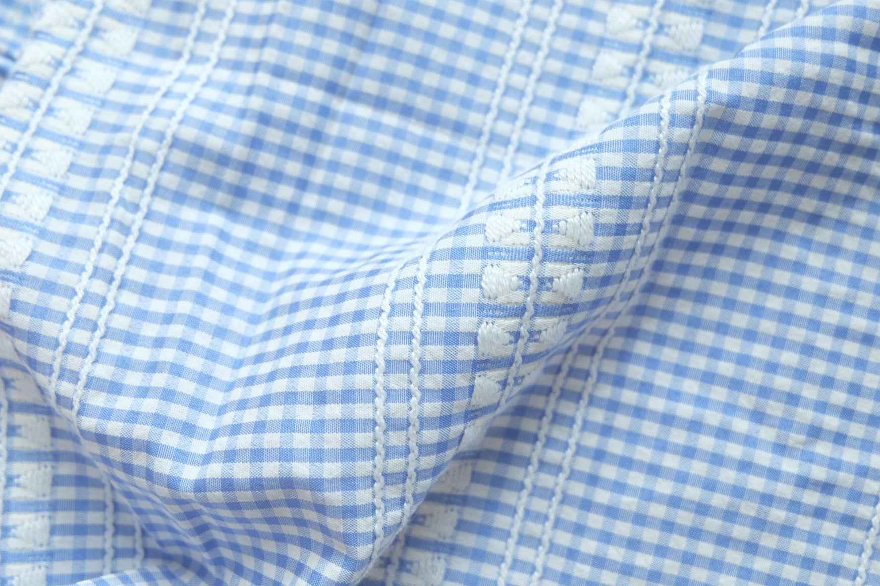 Jacquard Gingham Cotton-Blend — 2.2 yd