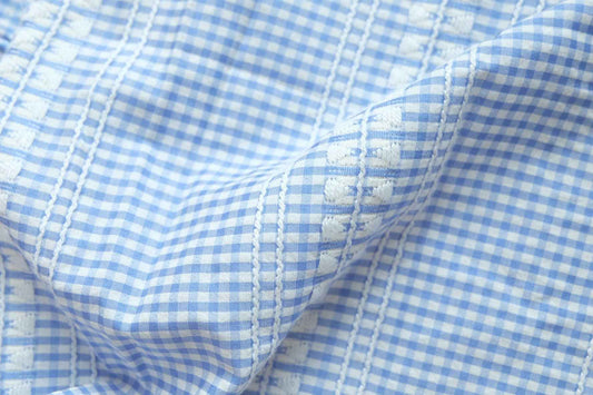 Jacquard Gingham Cotton-Blend — 2.2 yd