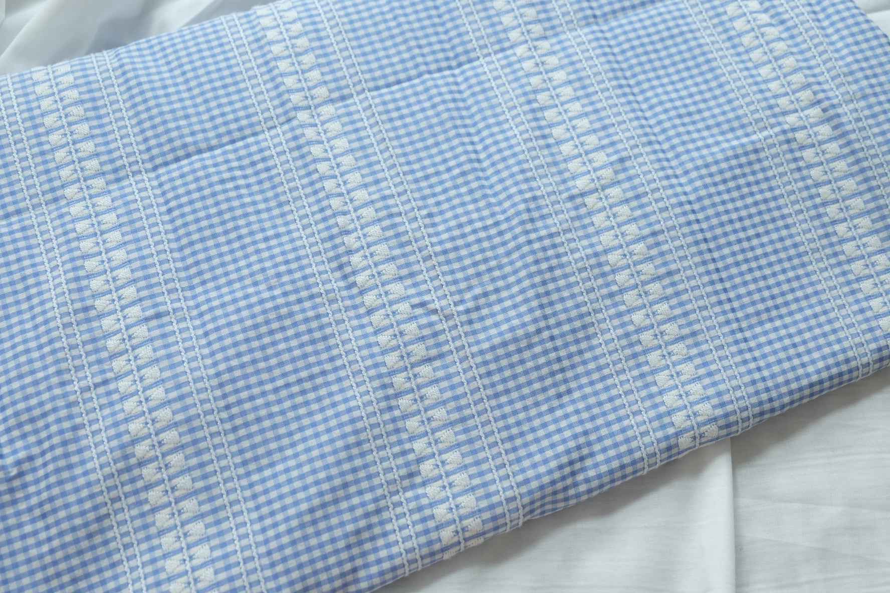 Jacquard Gingham Cotton-Blend — 2.2 yd