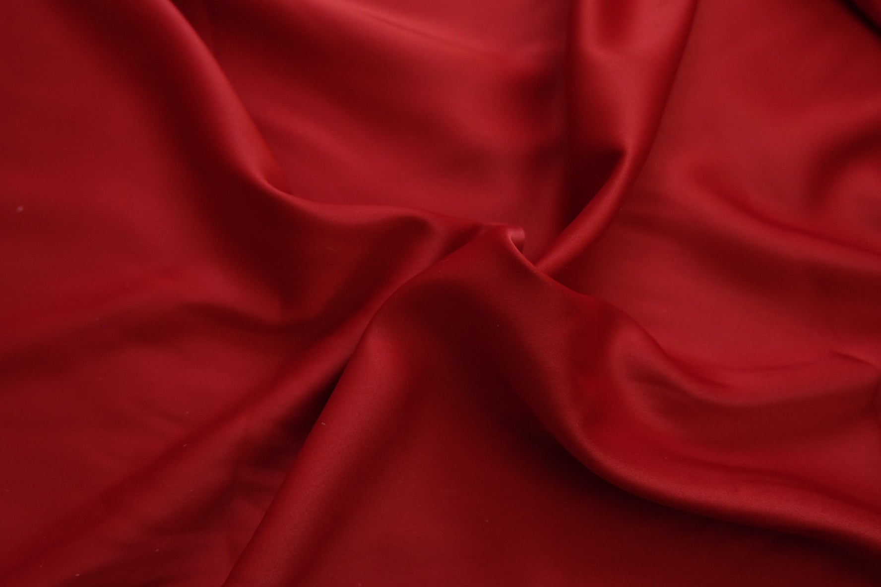 Japanese Acetate Satin – Crimson Red – 57” Wide – Approx. 6.5 Yards Total – Sold by the Yard - BUBBO