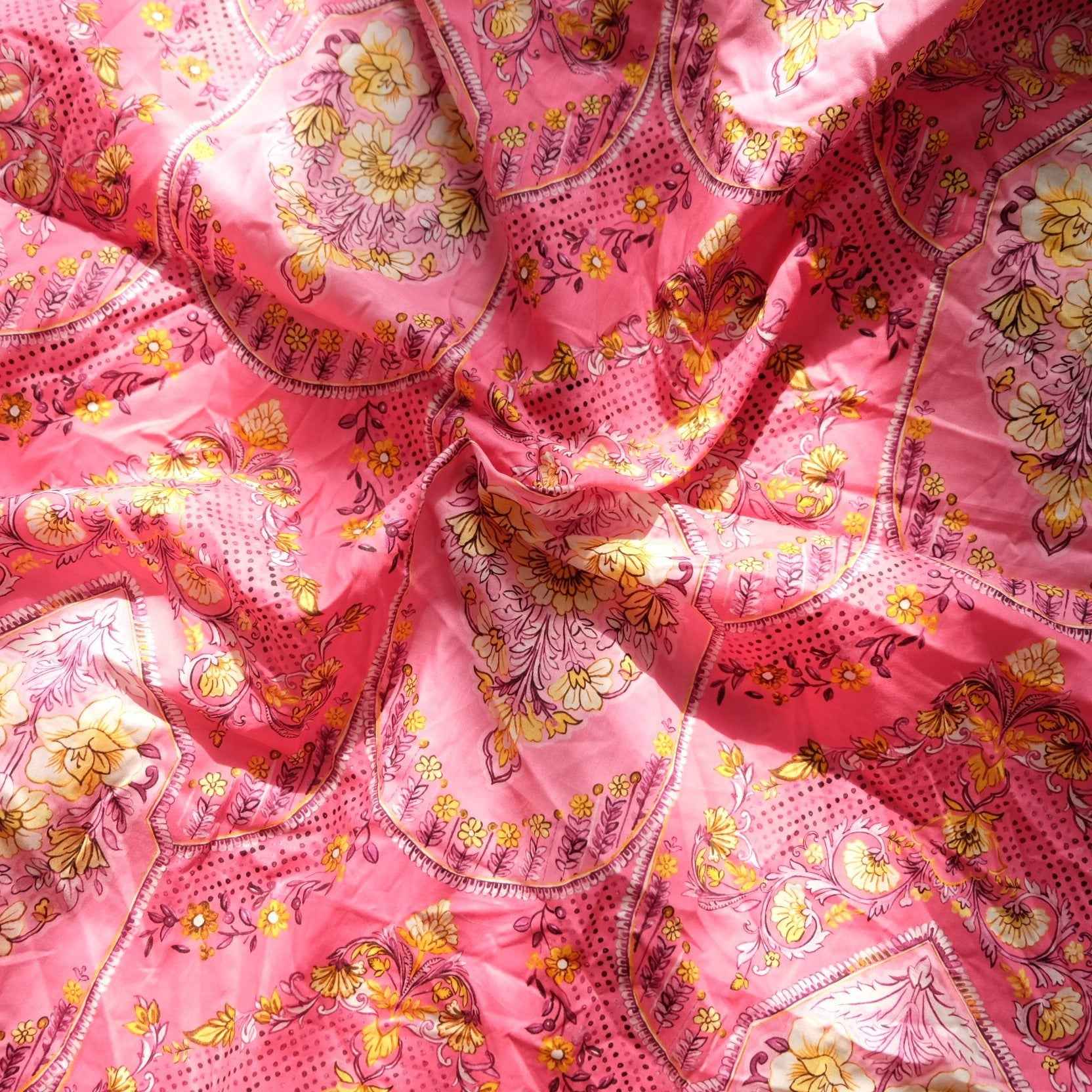 Japanese Cotton Lawn – Romantic Patchwork Floral | 2.85 yds Cut