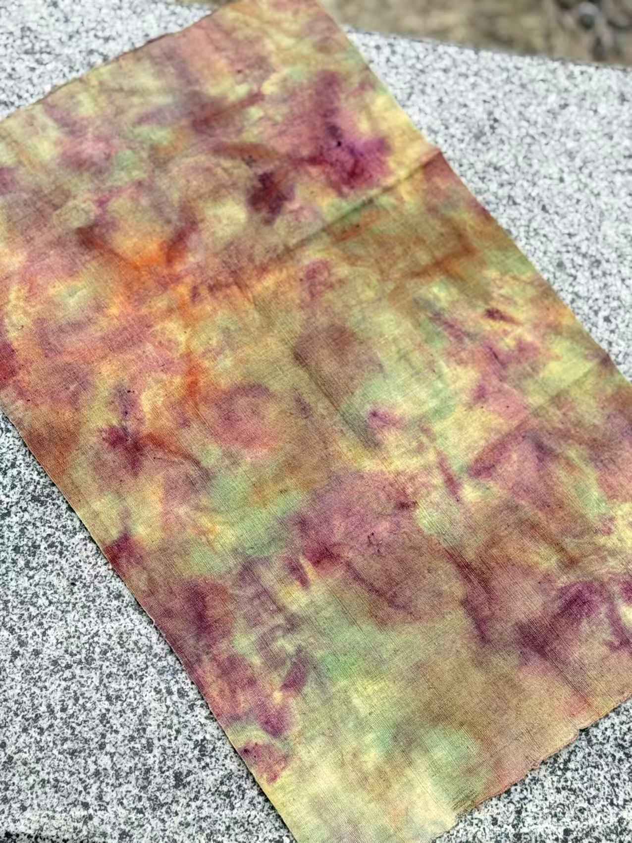 Leo's Mantle - Plant-Dyed Fabric Swatch