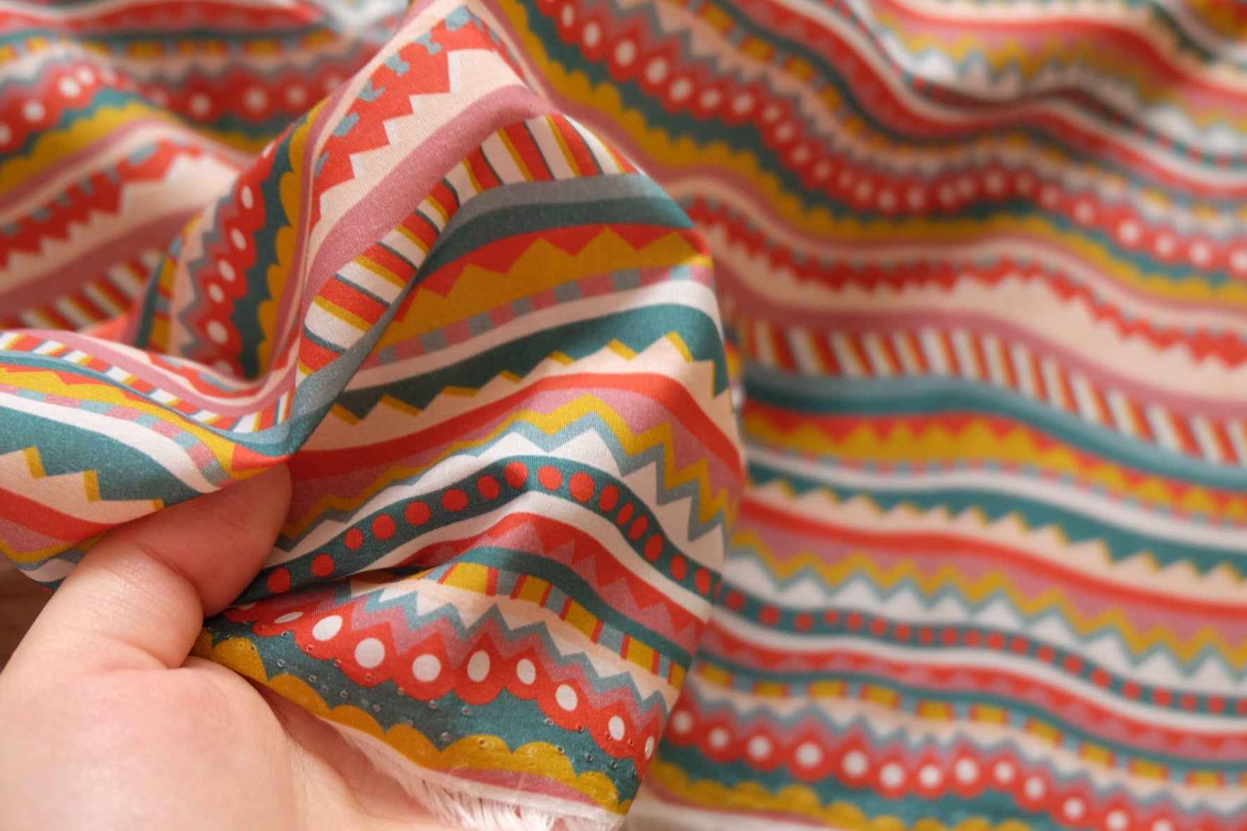 Liberty-Inspired Printed Cotton – Lightweight Fabric for Blouses & Dresses (3.28 yds)