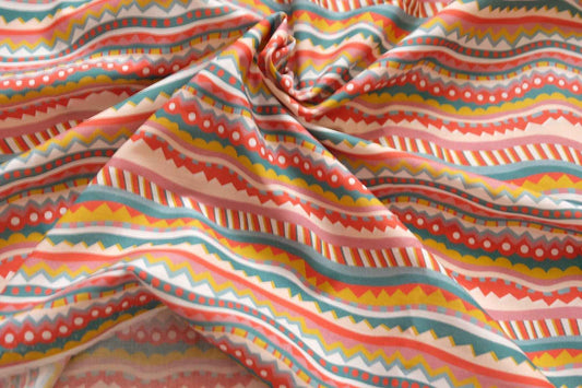 Liberty-Inspired Printed Cotton – Lightweight Fabric for Blouses & Dresses (3.28 yds)