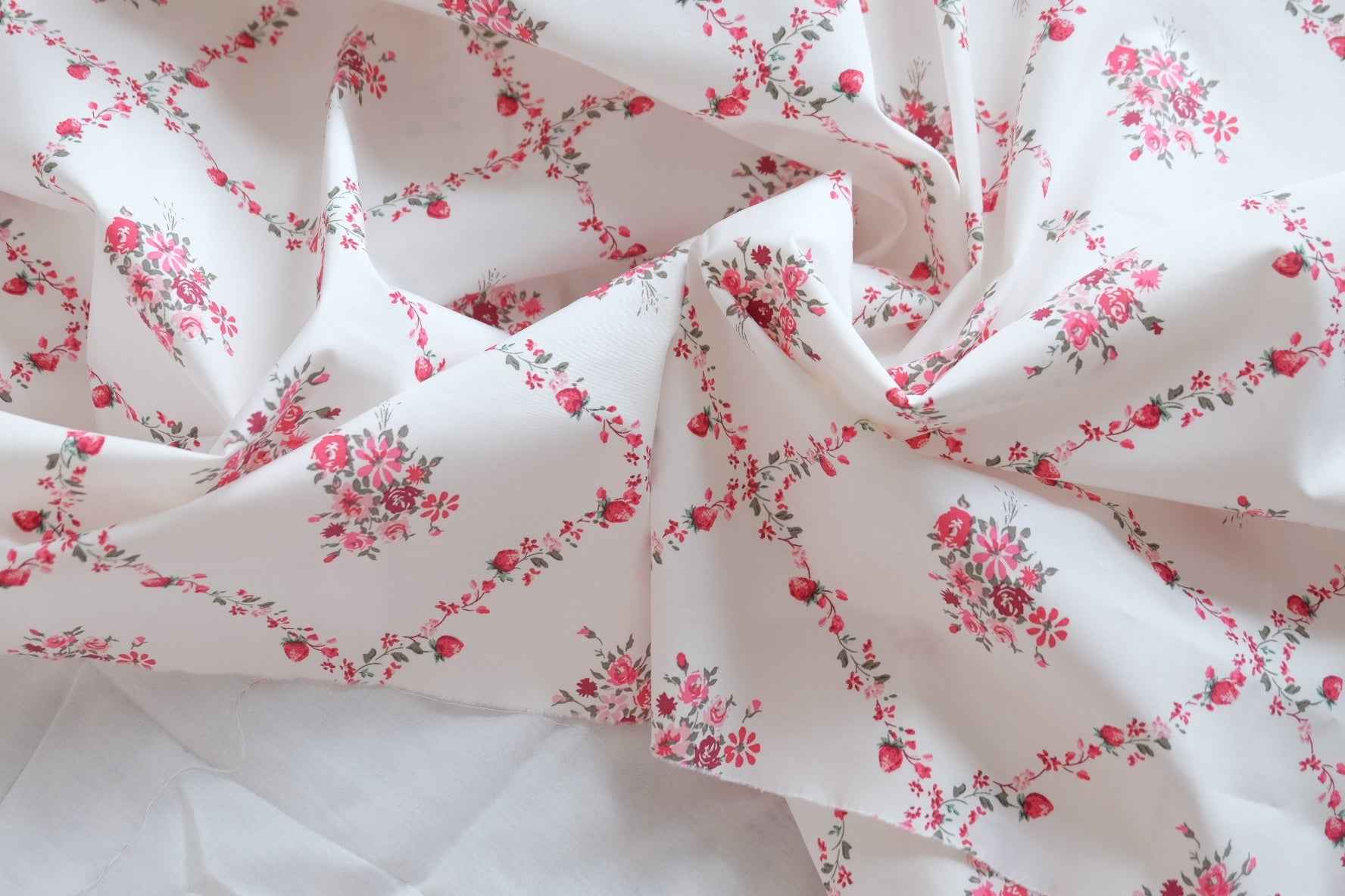 Luxury Floral Cotton Poplin — 2.2 yd