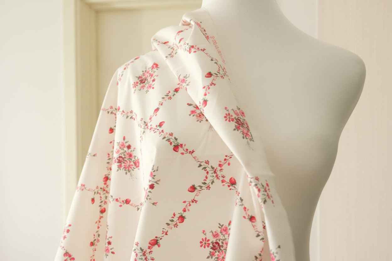 Luxury Floral Cotton Poplin — 2.2 yd