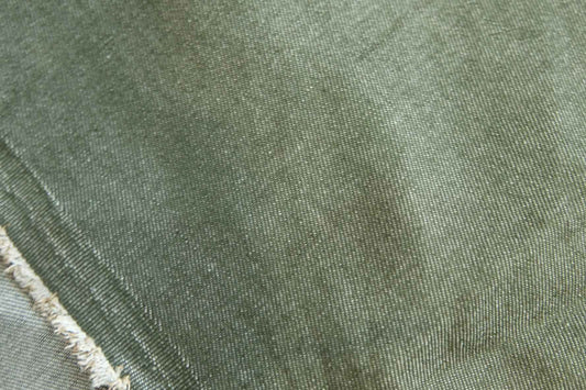 Matcha Green Midweight Denim – Mill Deadstock | 2..2 yds - BUBBO
