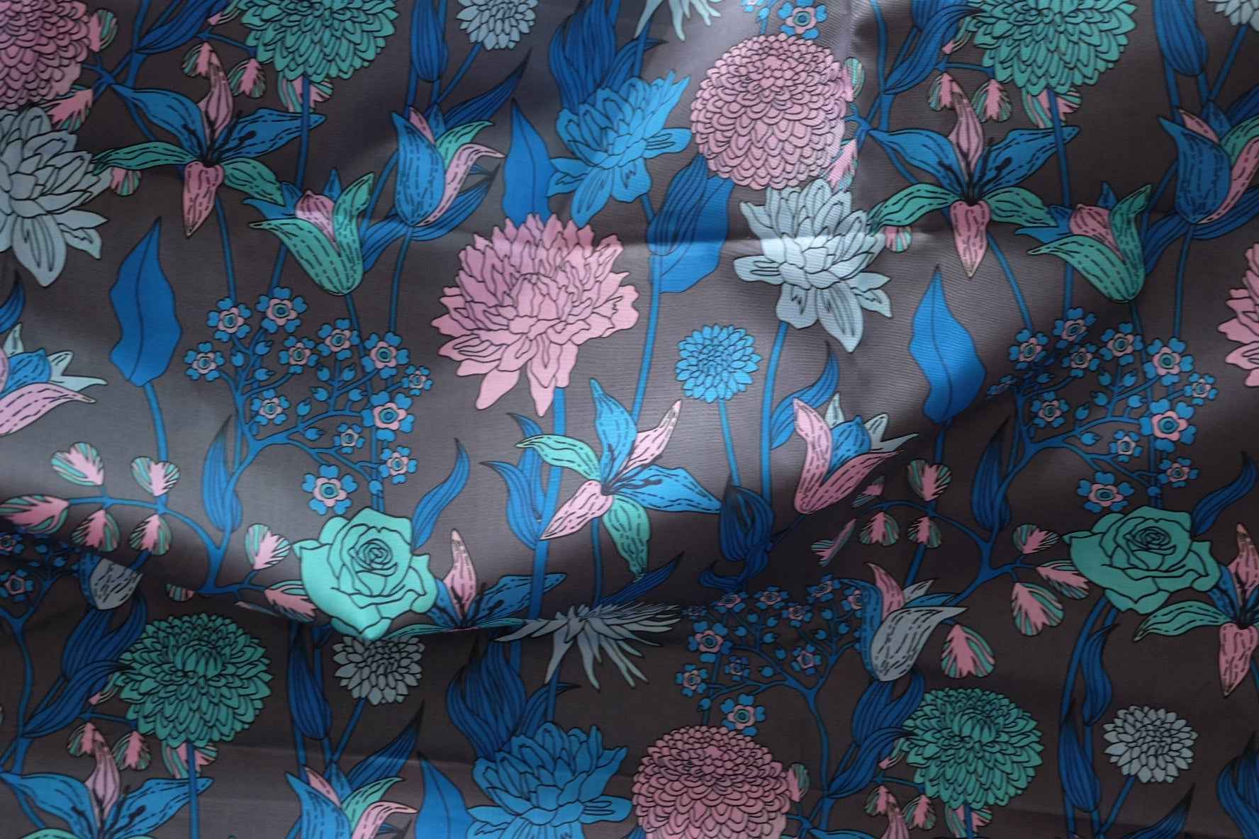 Moody Floral Cotton Poplin — 3.4 yd