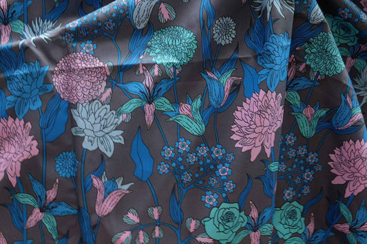 Moody Floral Cotton Poplin — 3.4 yd