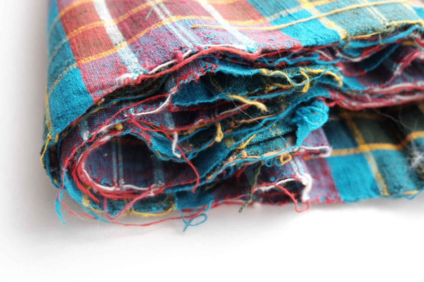 Multi - Color Northern Check Tǔbù - 50cm Width - BUBBO