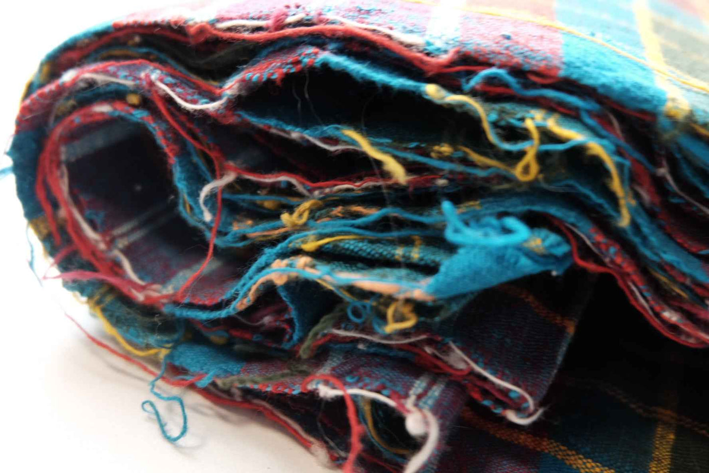 Multi - Color Northern Check Tǔbù - 50cm Width - BUBBO