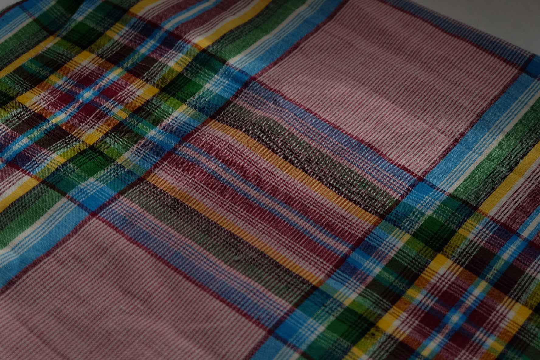 Northern Tǔbù: 'Joyful Plaid' - Textured & Vibrant - BUBBO