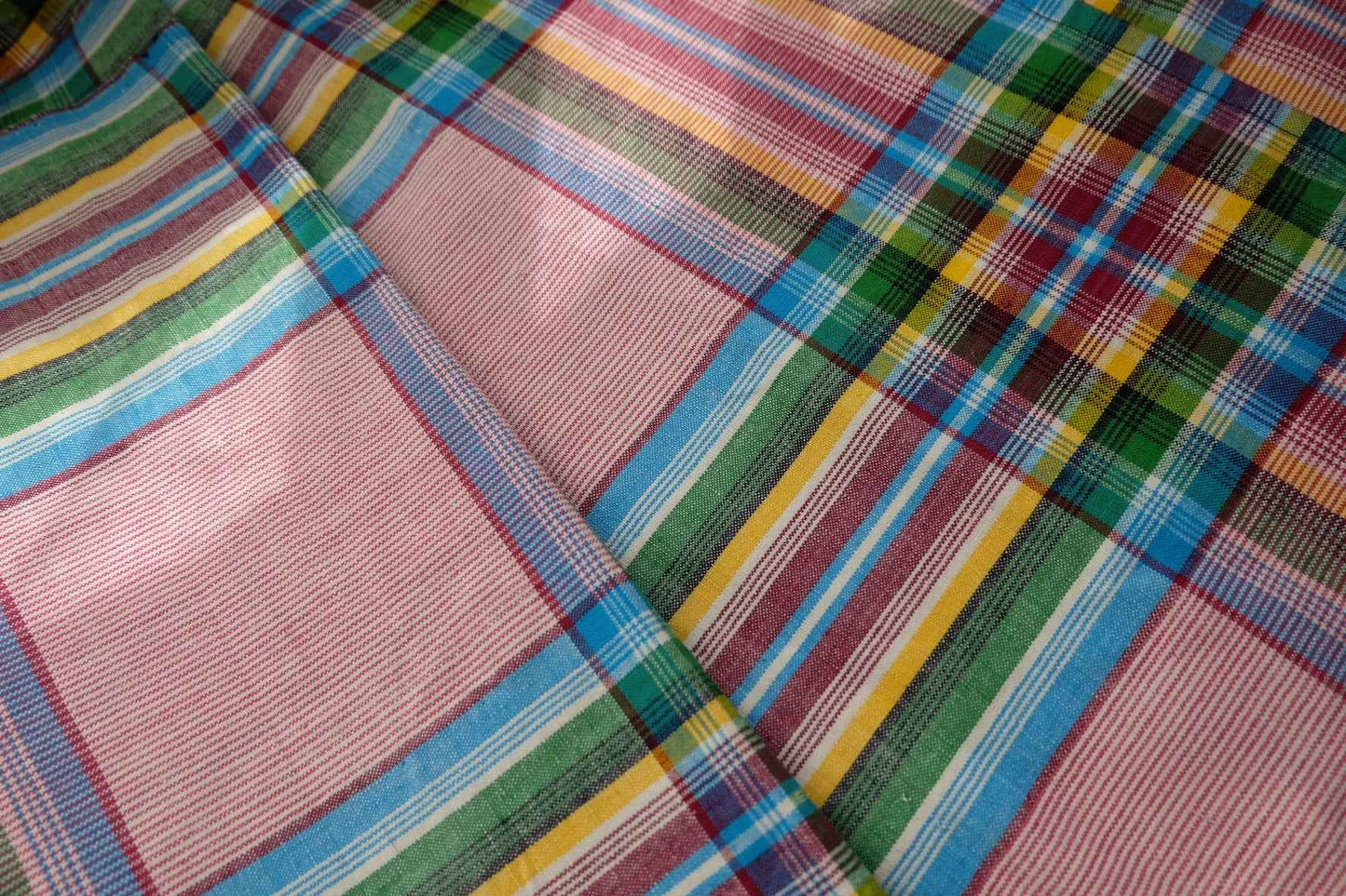 Northern Tǔbù: 'Joyful Plaid' - Textured & Vibrant - BUBBO