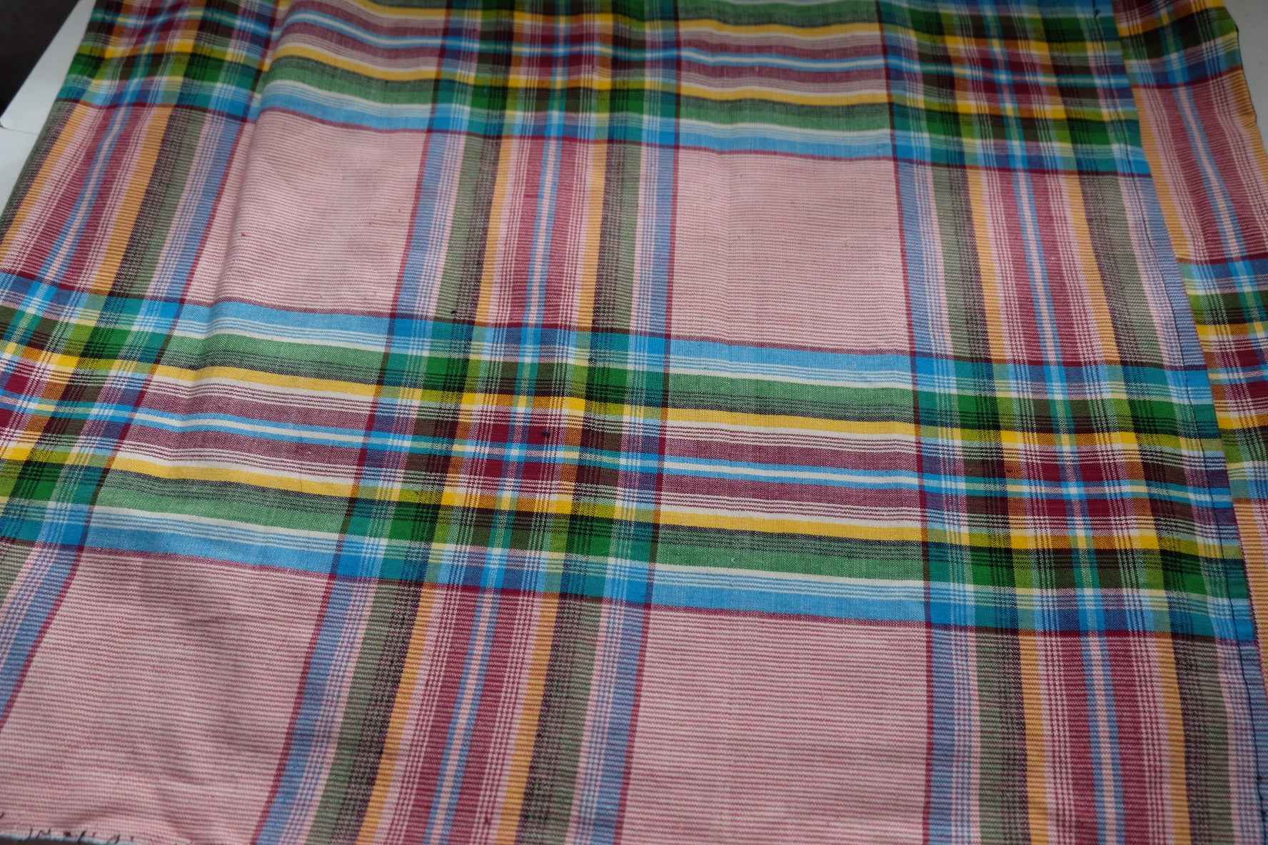 Northern Tǔbù: 'Joyful Plaid' - Textured & Vibrant - BUBBO