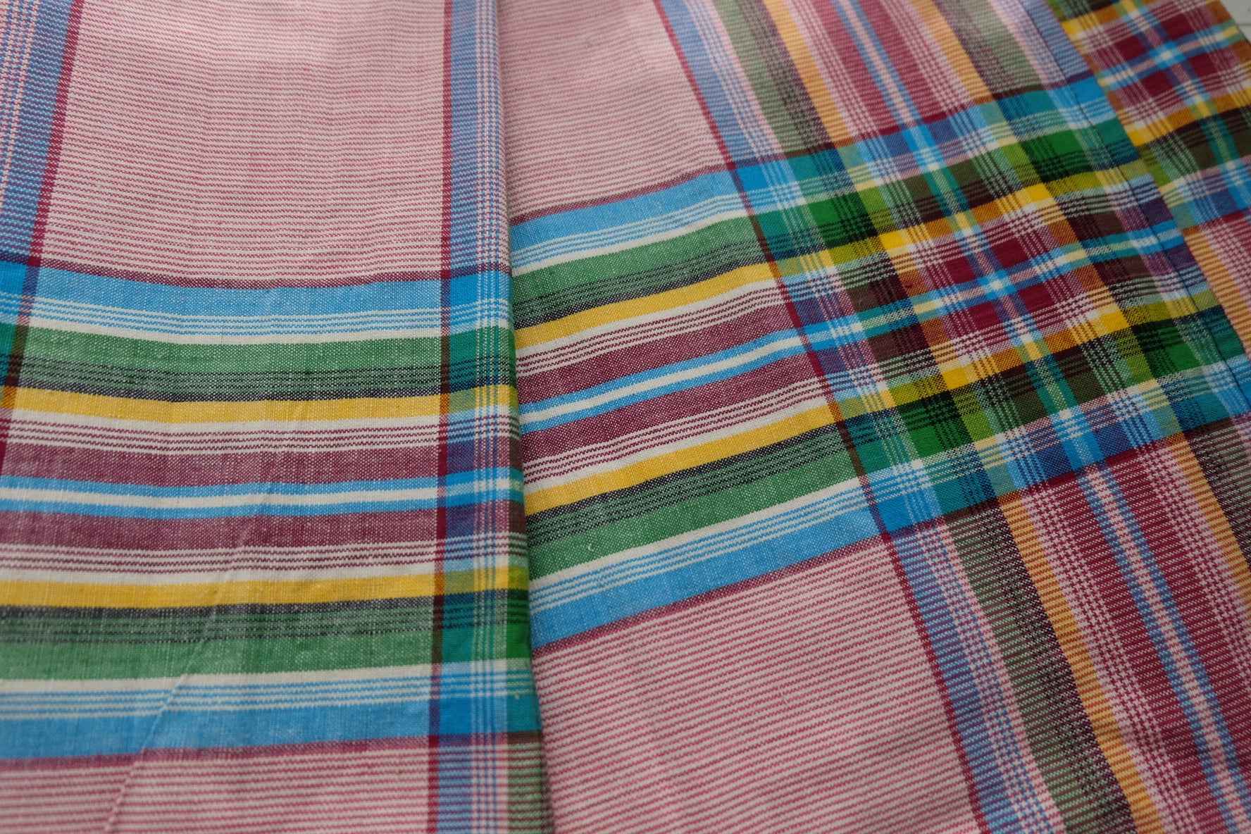 Northern Tǔbù: 'Joyful Plaid' - Textured & Vibrant - BUBBO