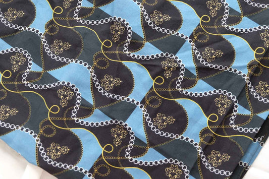 Ornamental Chain Print Cotton — 1.0 yd