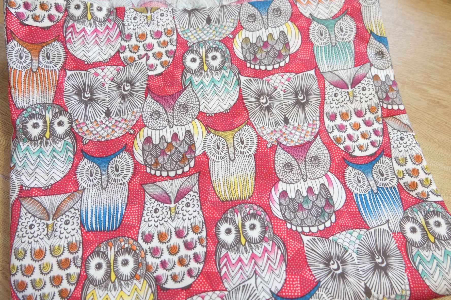 Owl Print Brushed Cotton — 1.6 yd