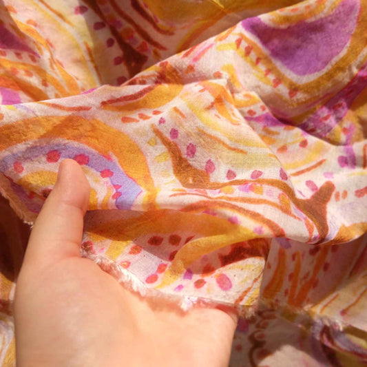 Painterly Paisley Tencel Cotton — 3.3 yd