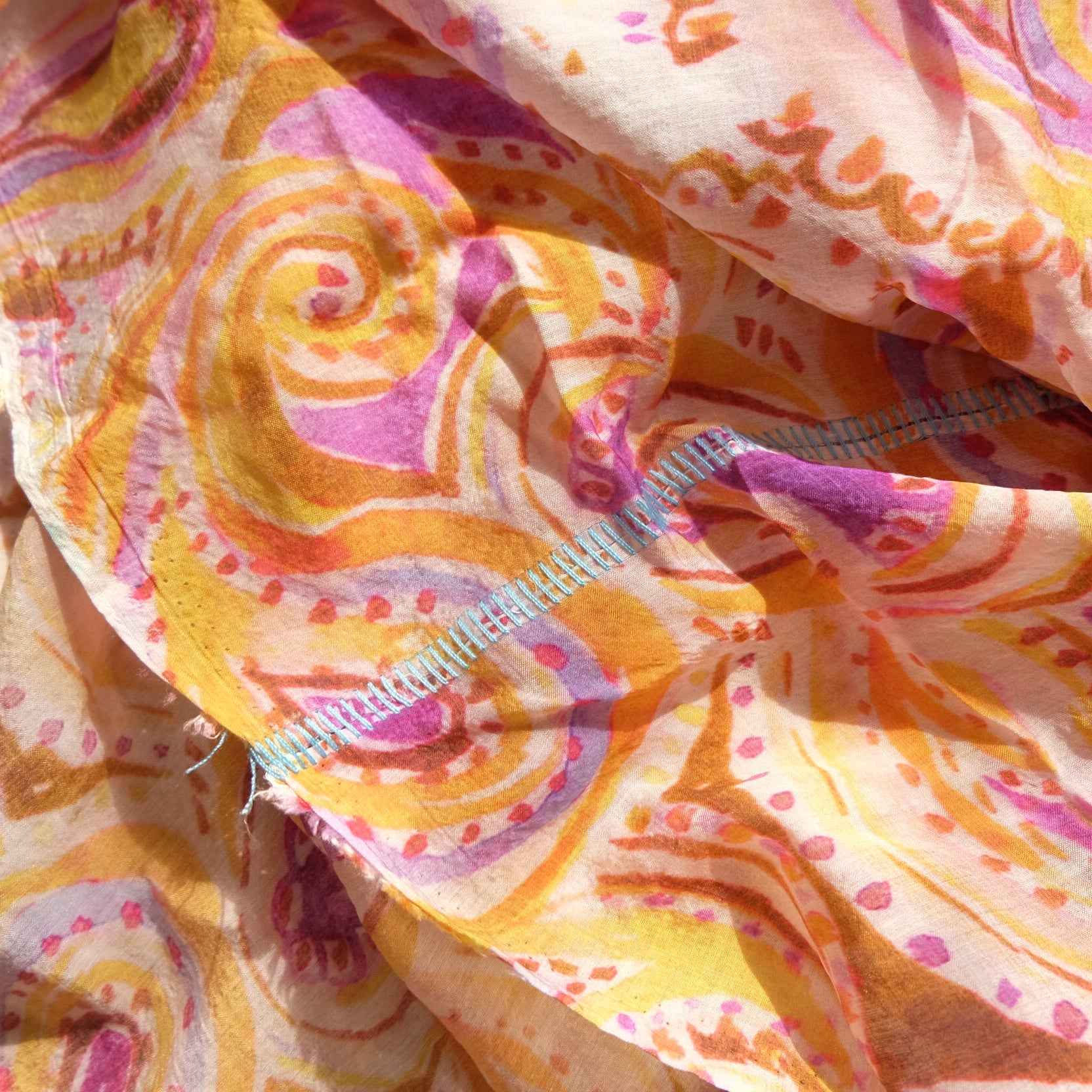 Painterly Paisley Tencel Cotton — 3.3 yd