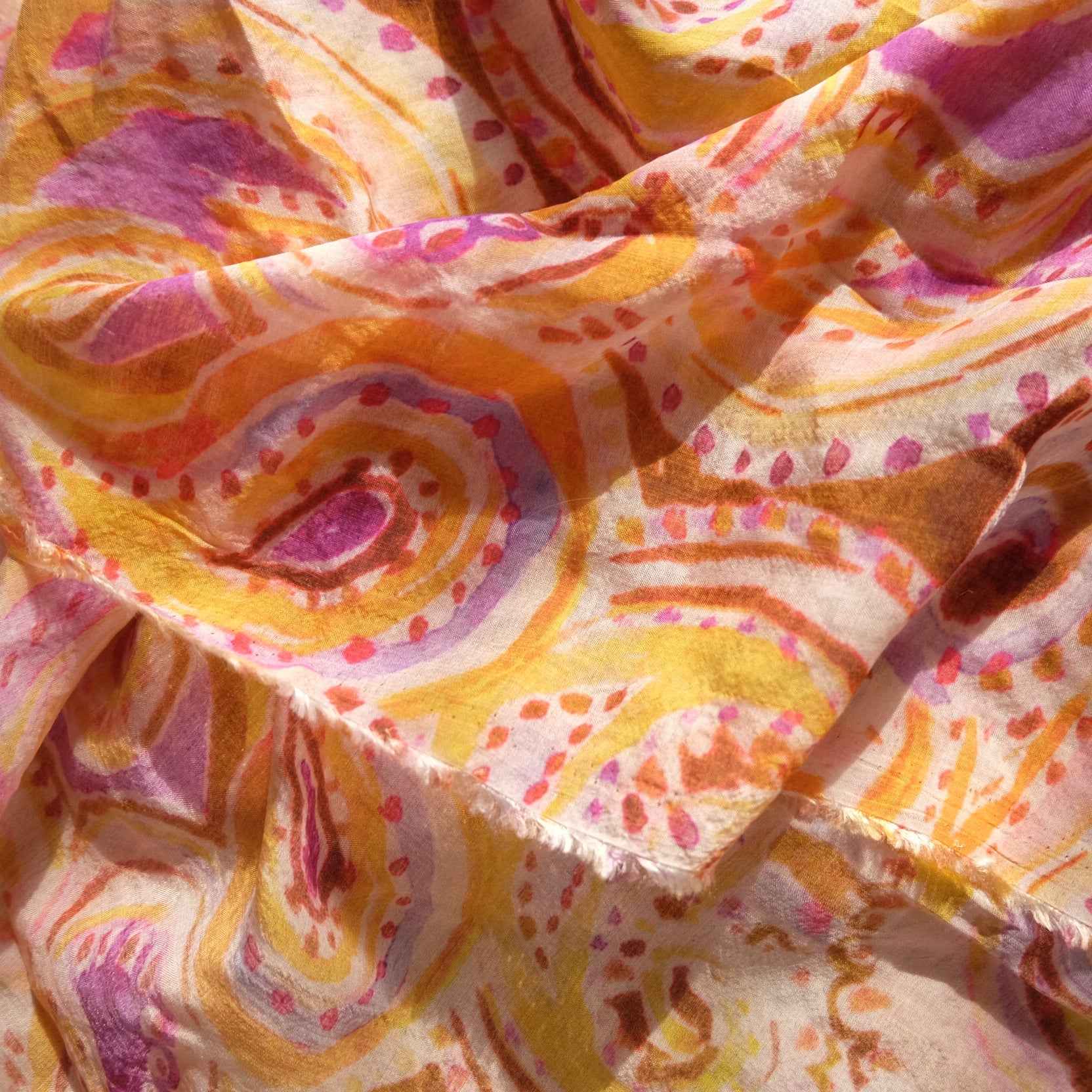 Painterly Paisley Tencel Cotton — 3.3 yd