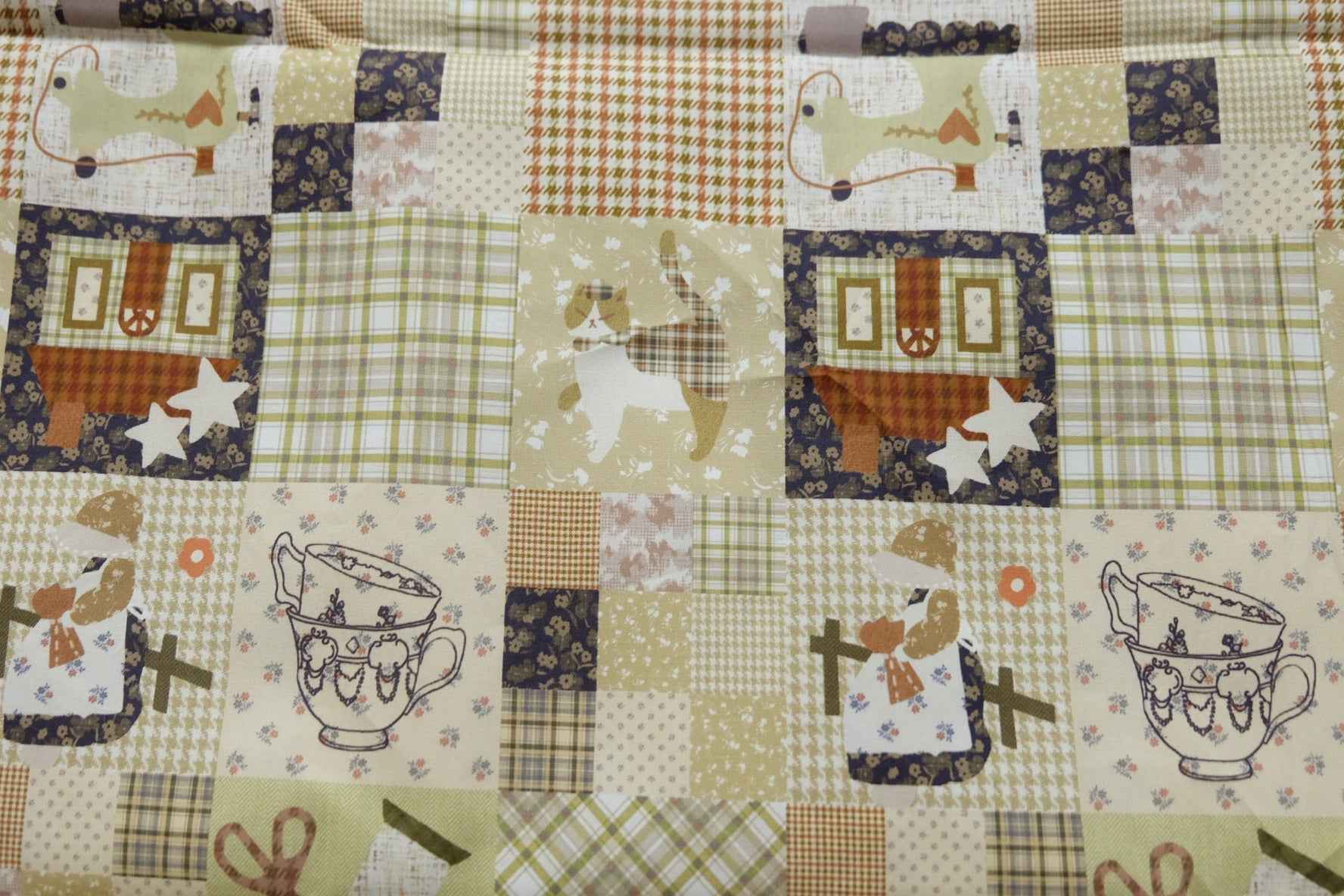 Patchwork Storybook Cotton Poplin — 2.2 yd