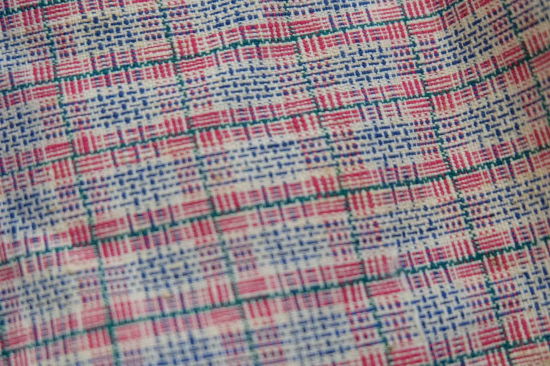 Peach Blossom Reed: Pink Tǔbù with Woven Texture - 37.5cm Width | Final 2 Meters - BUBBO