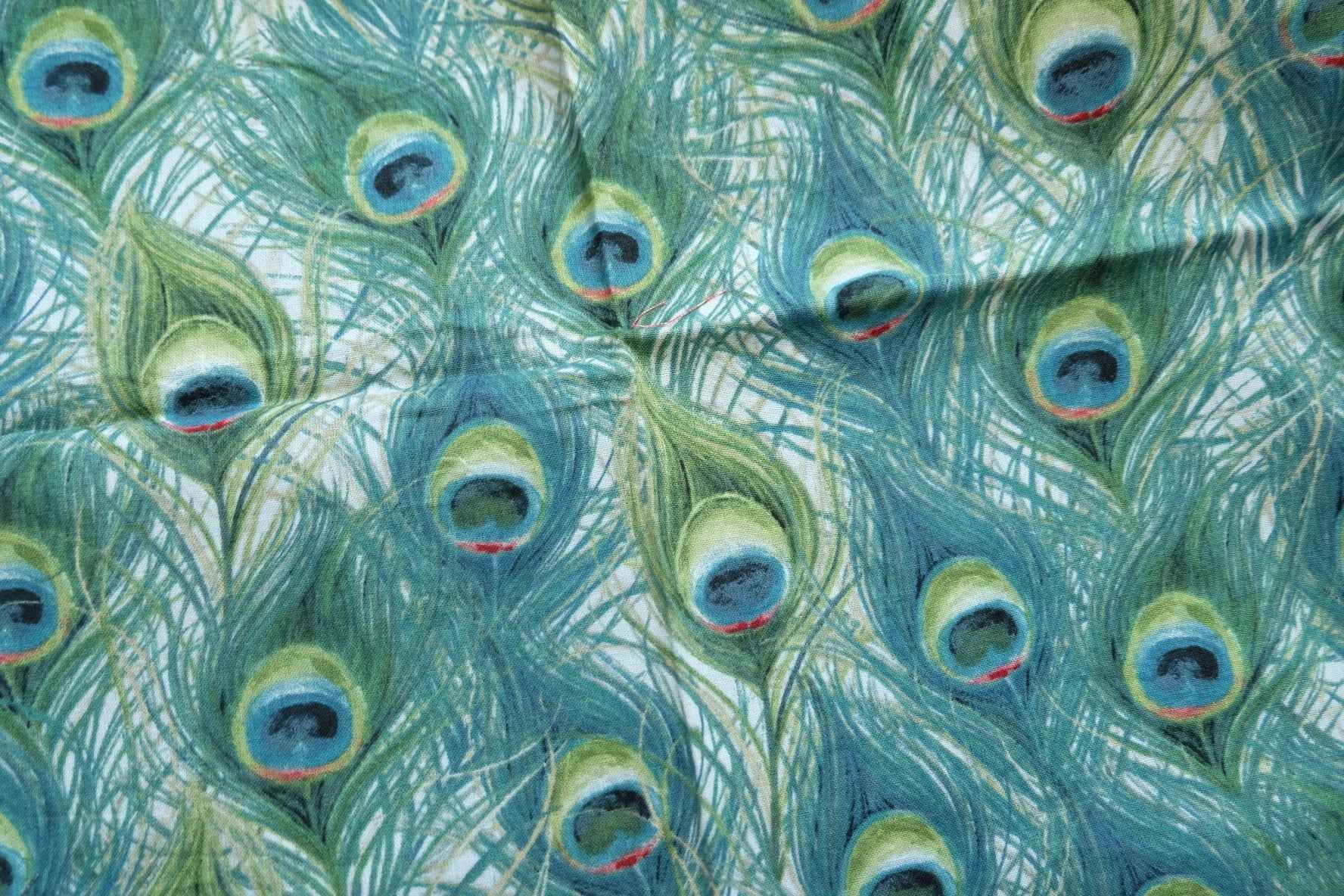 Peacock Feather Cotton — 3.0 yd