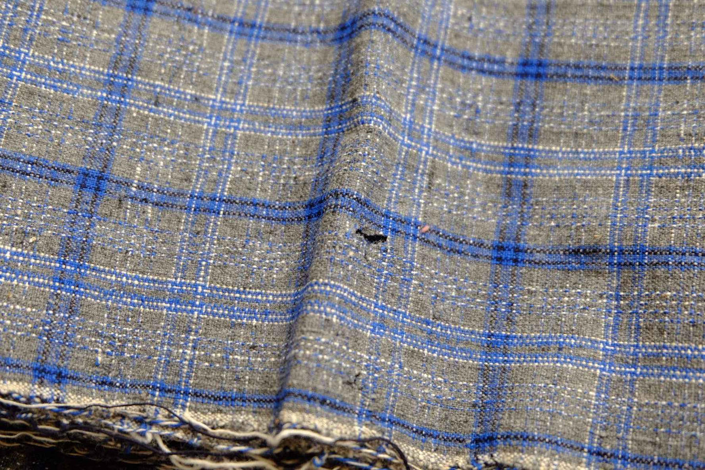 Plant Ash Check Tǔbù - Natural Patina & Character | 31cm Width (Priced for Character) - BUBBO