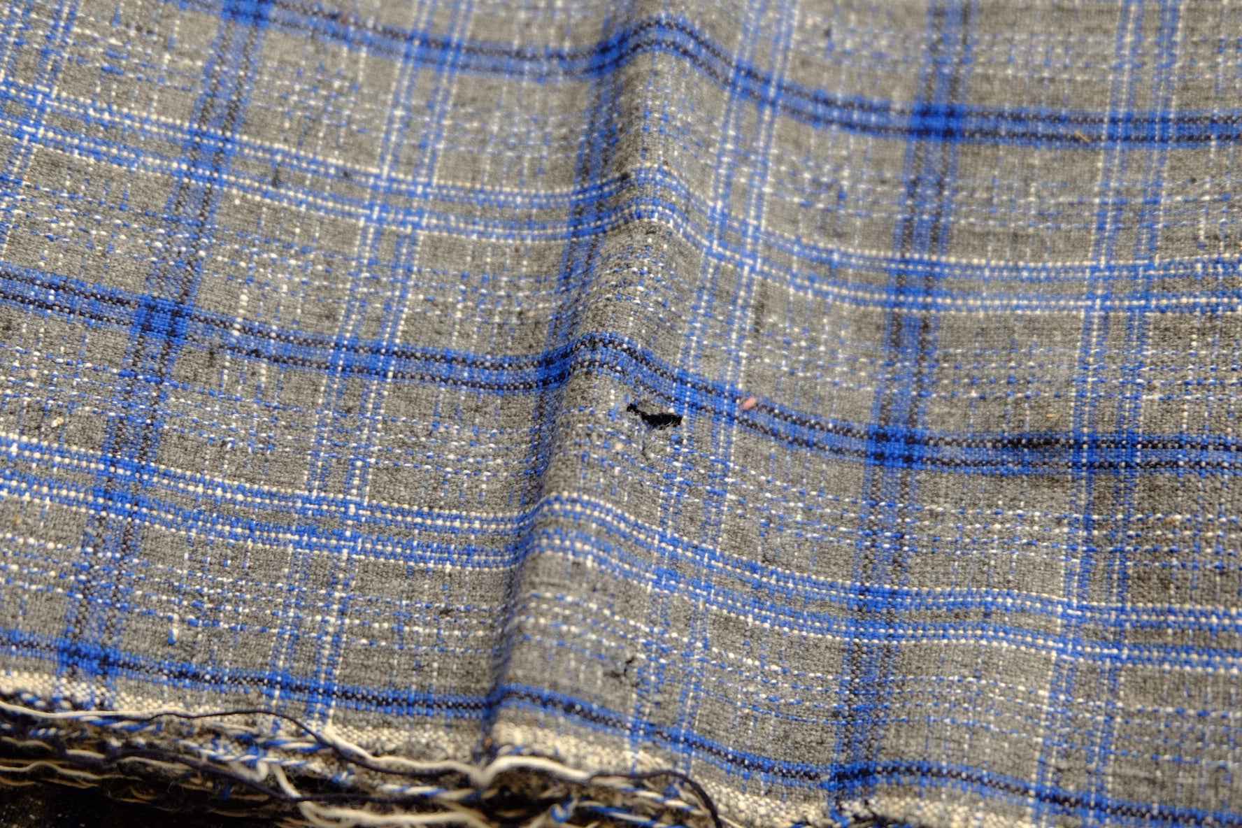 Plant Ash Check Tǔbù - Natural Patina & Character | 31cm Width (Priced for Character) - BUBBO