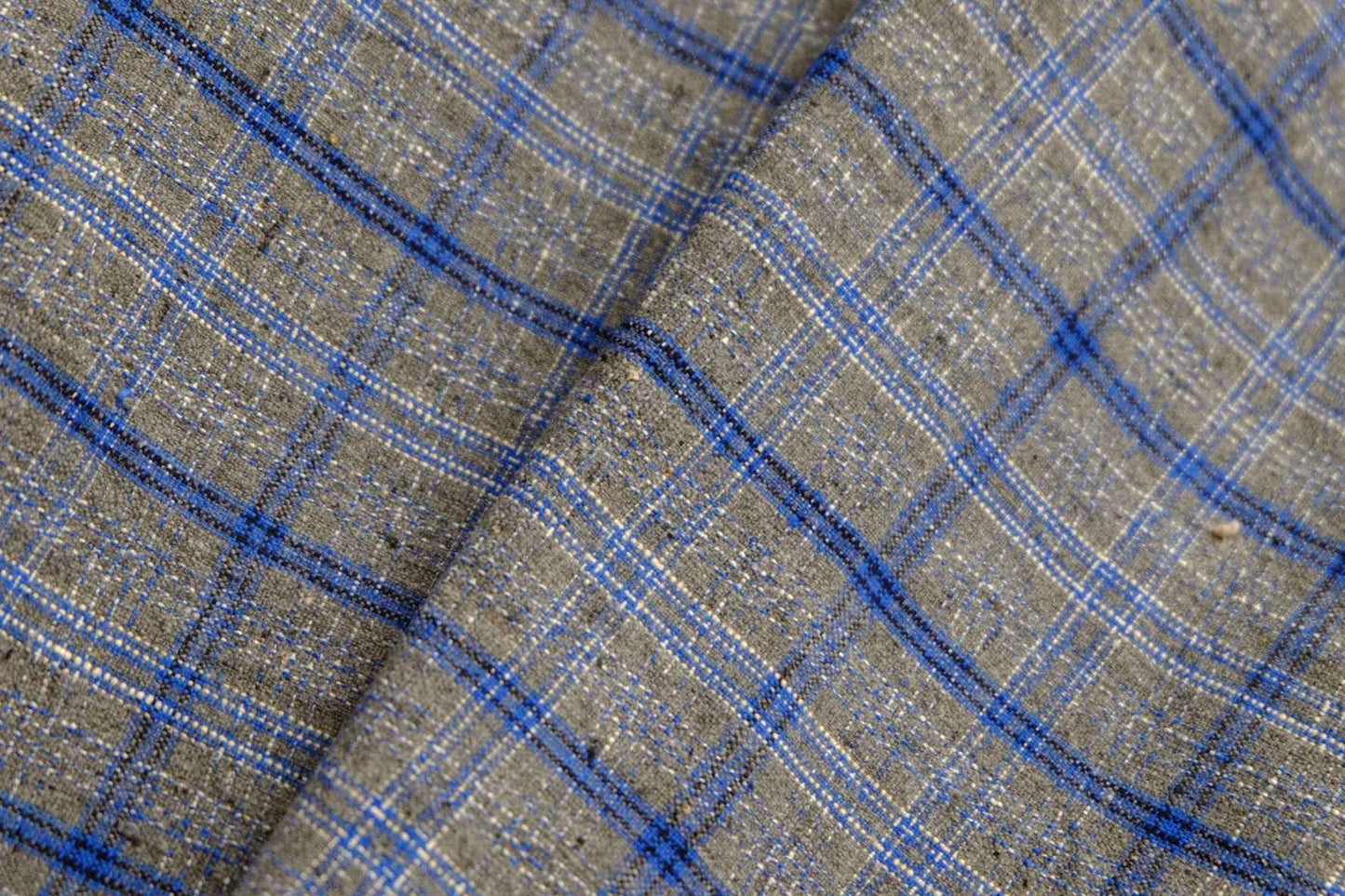 Plant Ash Check Tǔbù - Natural Patina & Character | 31cm Width (Priced for Character) - BUBBO