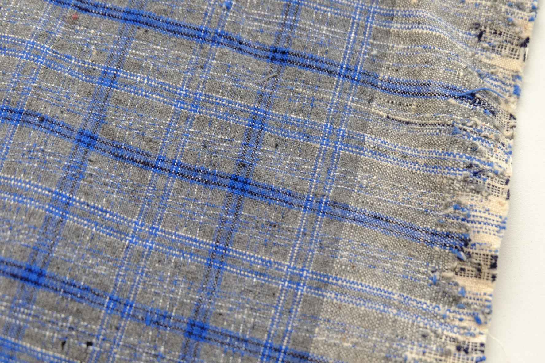 Plant Ash Check Tǔbù - Natural Patina & Character | 31cm Width (Priced for Character) - BUBBO