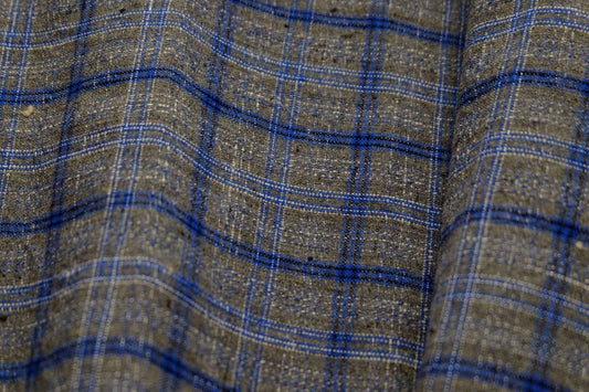 Plant Ash Check Tǔbù - Natural Patina & Character | 31cm Width (Priced for Character) - BUBBO