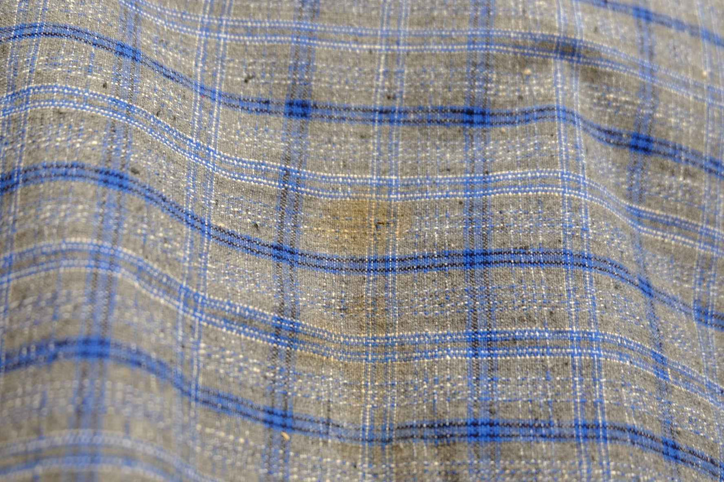 Plant Ash Check Tǔbù - Natural Patina & Character | 31cm Width (Priced for Character) - BUBBO