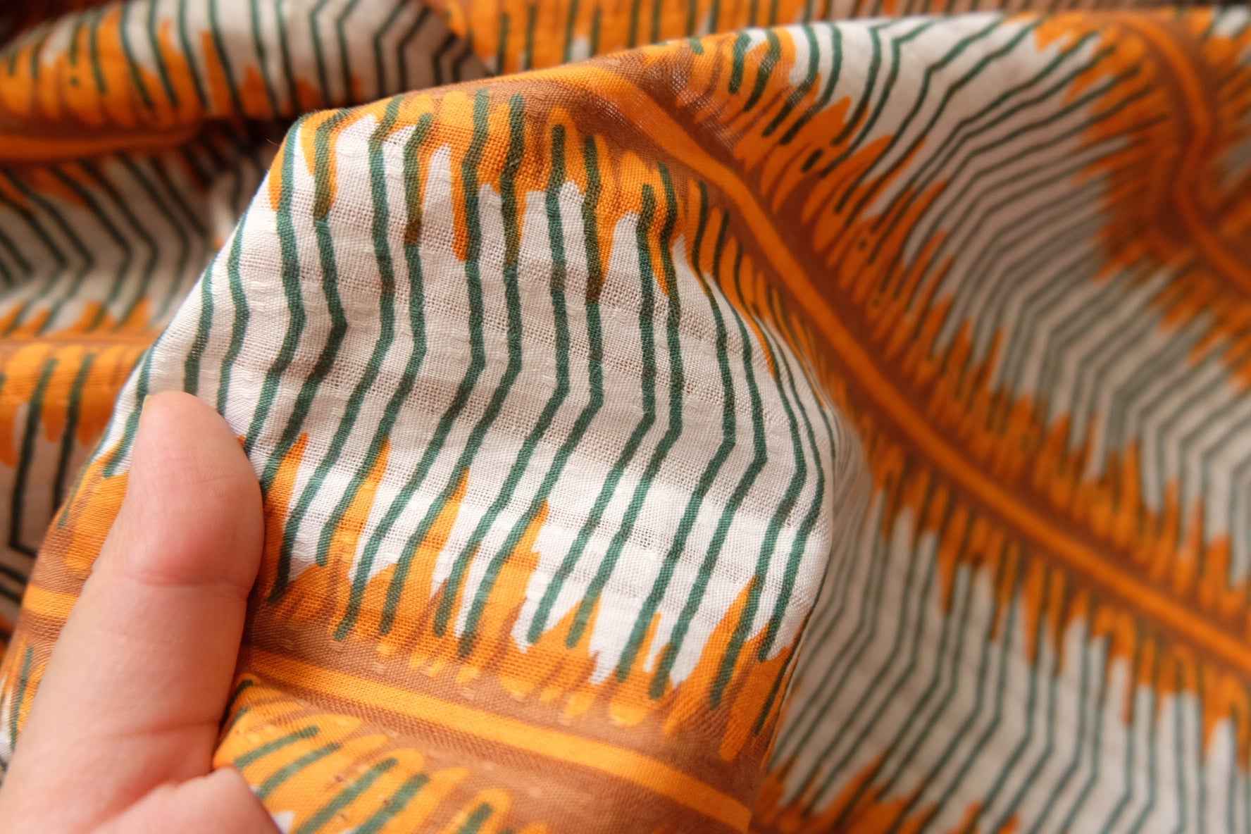 Printed Cotton Gauze Fabric – Lightweight Breathable Summer Cloth (3.28 yards)