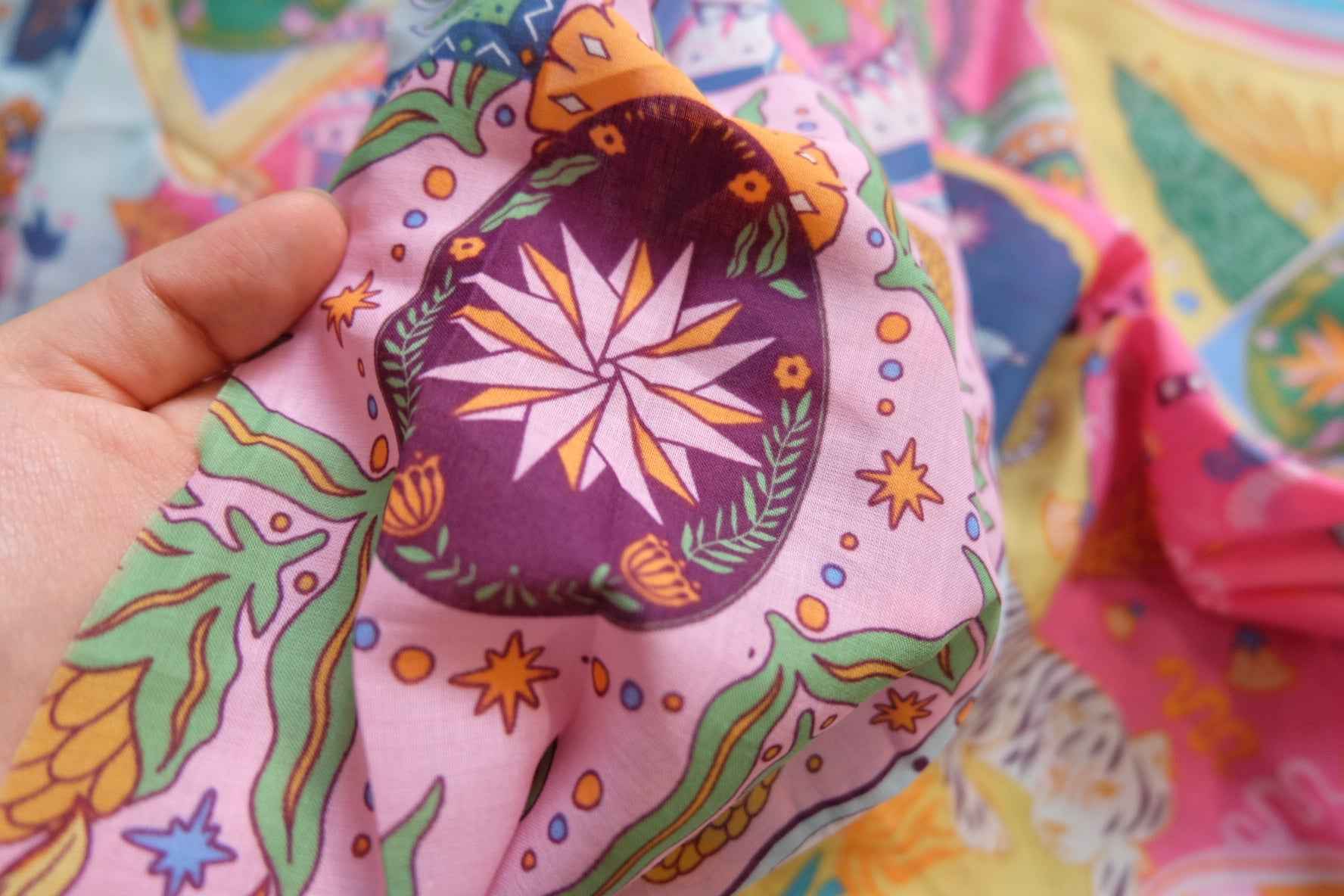 Printed Cotton Lawn — Designer Deadstock