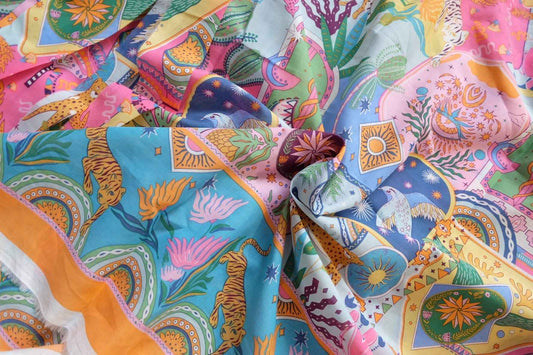 Printed Cotton Lawn — Designer Deadstock