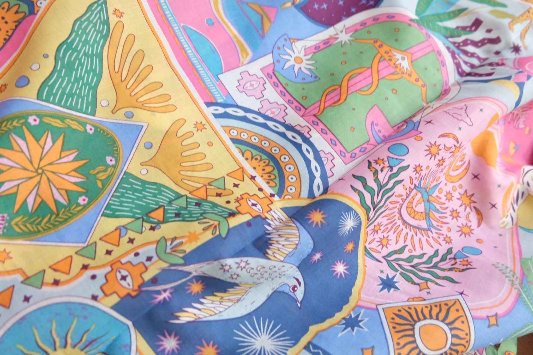 Printed Cotton Lawn — Designer Deadstock