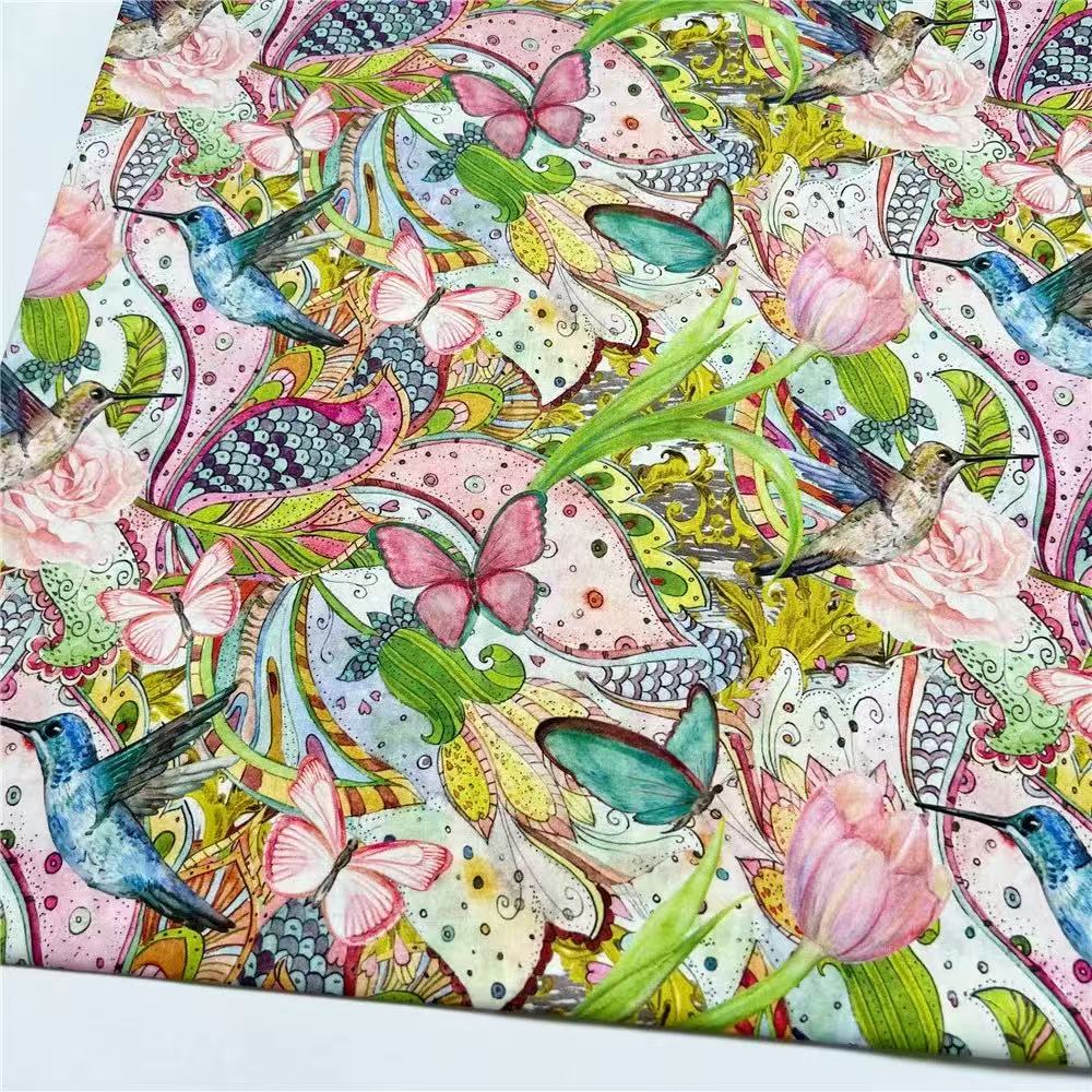Printed Cotton Poplin Fabric – 100% Cotton – 180 GSM – 57” Wide – Sold by the Yard - BUBBO