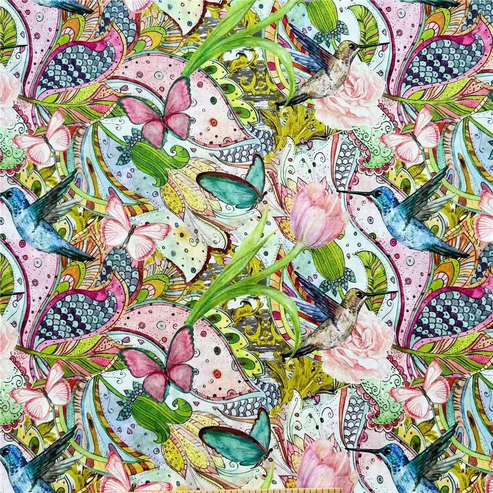Printed Cotton Poplin Fabric – 100% Cotton – 180 GSM – 57” Wide – Sold by the Yard - BUBBO