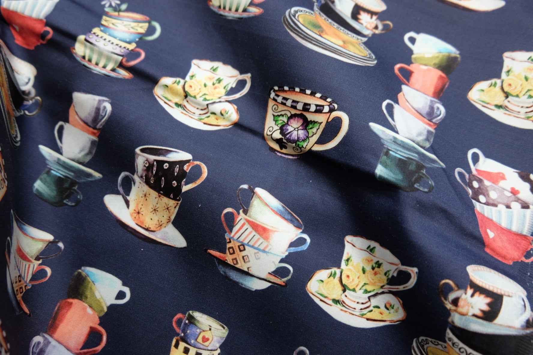 Printed Stretch Cotton Sateen — 3.3 Yard Piece
