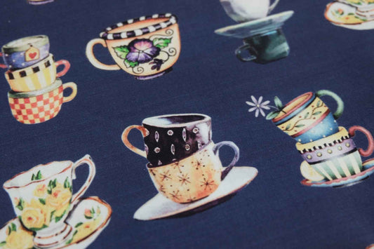 Printed Stretch Cotton Sateen — 3.3 Yard Piece