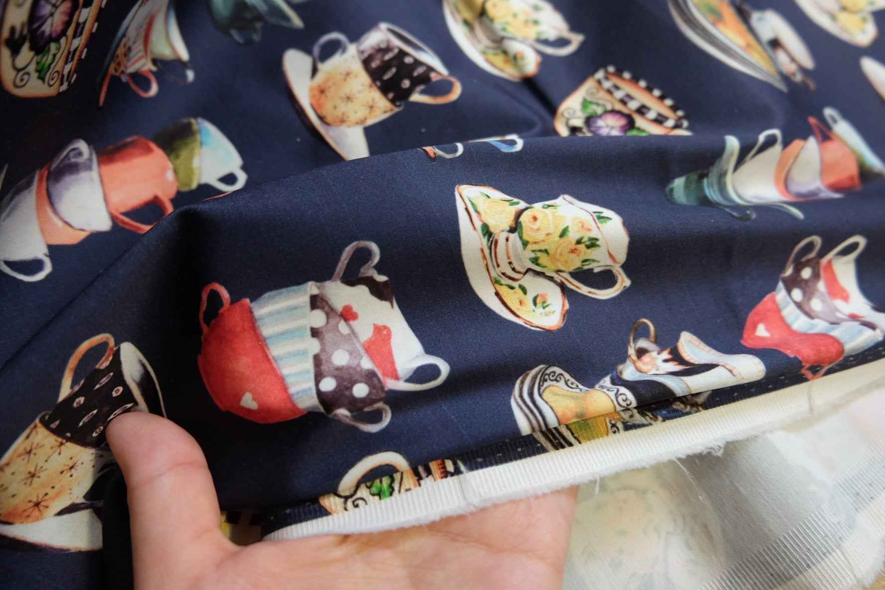 Printed Stretch Cotton Sateen — 3.3 Yard Piece