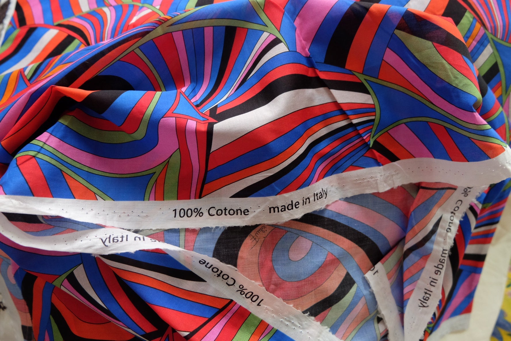 Psychedelic Graphic Cotton — 2.2 yd