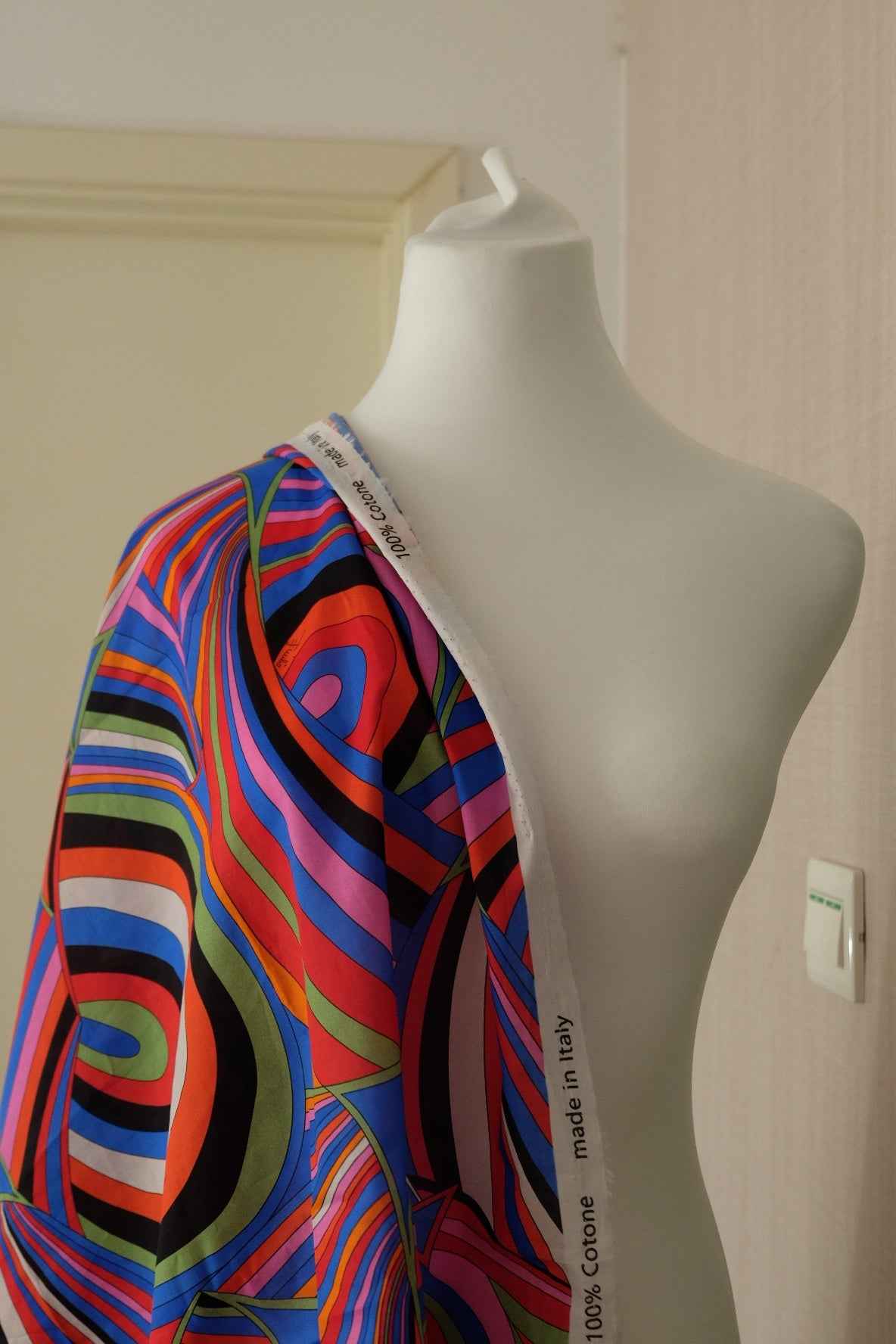 Psychedelic Graphic Cotton — 2.2 yd